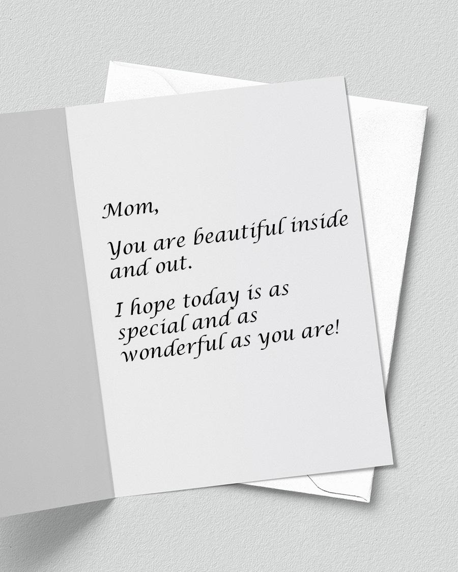 Mother's Day Card Butterfly Verse