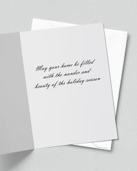 Holiday verse for a nature photography Christmas card at Cove Creek Photography.