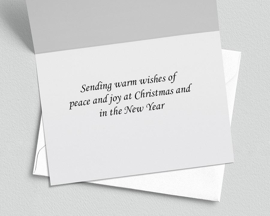 Handmade Nature Theme Christmas Cards - "Not a Creature Was Stirring..." 