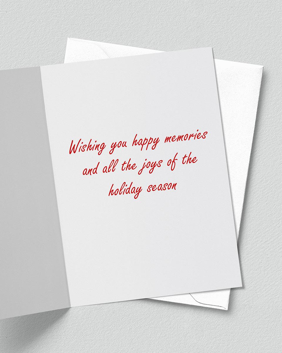 Custom Nature Theme Christmas Cards - Red Northern Cardinal