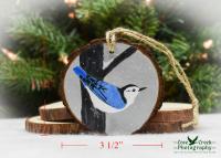 Handmade Nuthatch Christmas Ornament