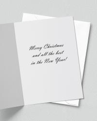 Interior verse for a nature photography Christmas card created by Cove Creek Photography.