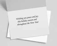  Nature Theme Merry Christmas Greeting Cards 