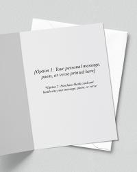 Personalized Halloween Card or Invitation with Black Vulture 