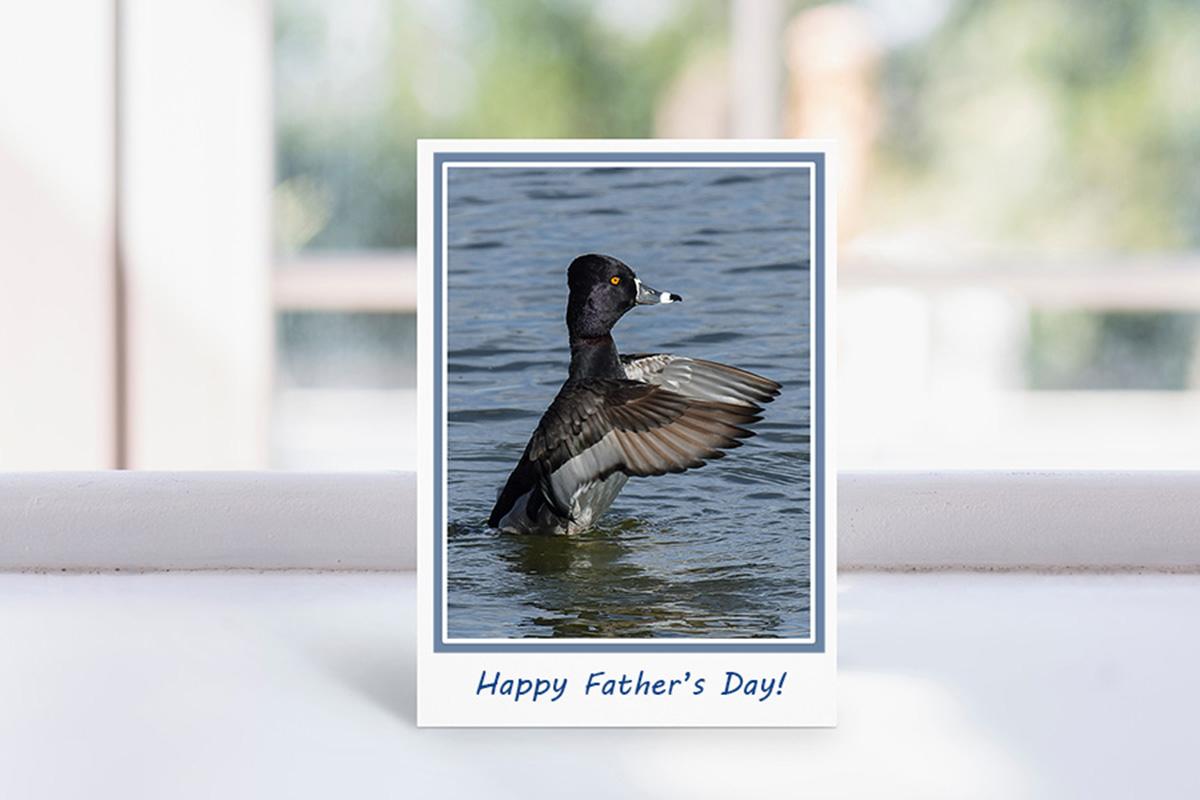 Nature-Themed Father's Day Card