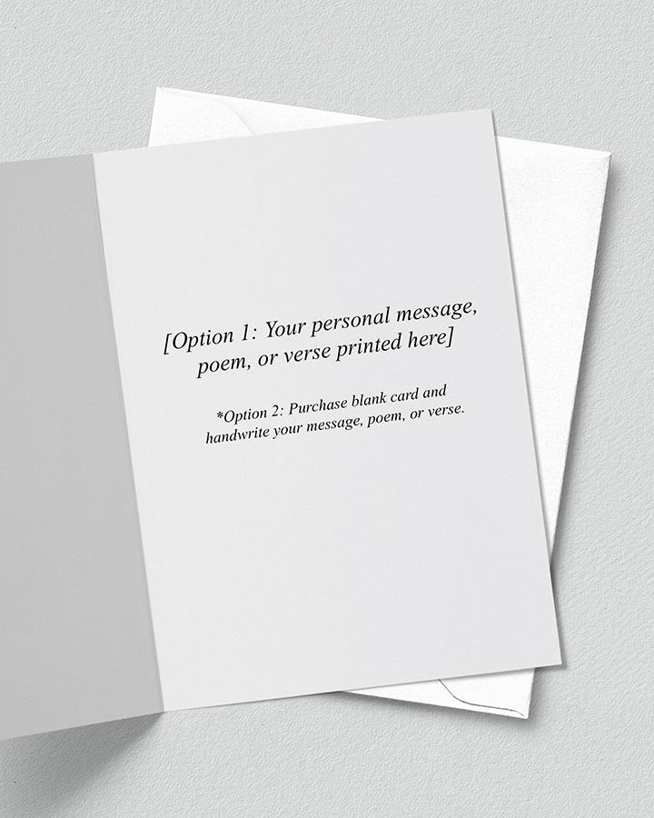 Personalized Keepsake Father's Day Card
